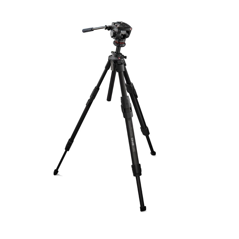 Manfrotto ONE Video Aluminium Tripod with 500X Fluid Video Head
