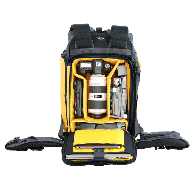 VEO ACTIVE 46 TREKKING BACKPACK - FOR DSLR - GREY