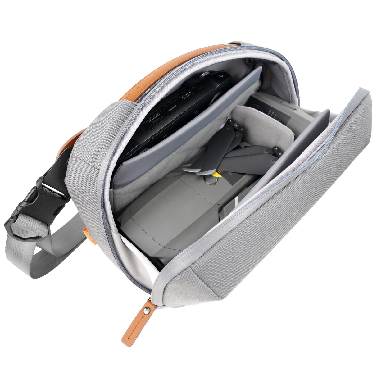 VEO CITY CB29 GY CROSS BODY BAG - GREY