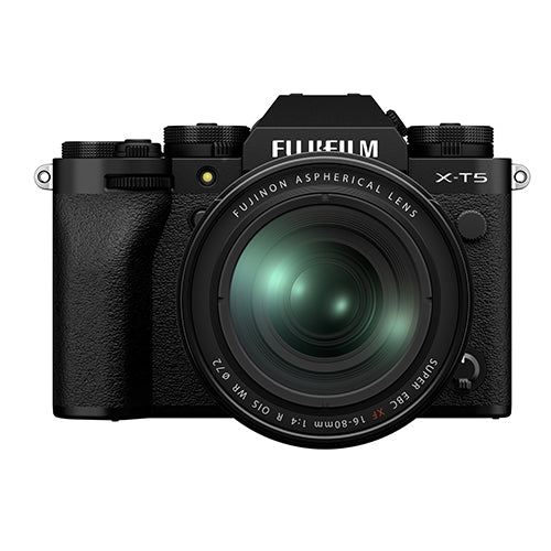 Fujifilm X-T5 Digital Camera with XF 16-80mm lens - Black