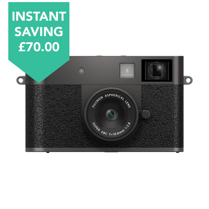 Fujifilm X half Compact Digital Camera - Charcoal Silver