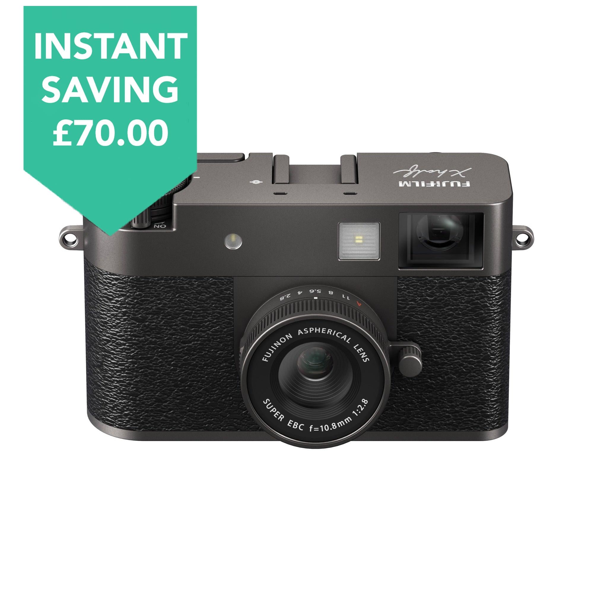 Fujifilm X half Compact Digital Camera - Charcoal Silver