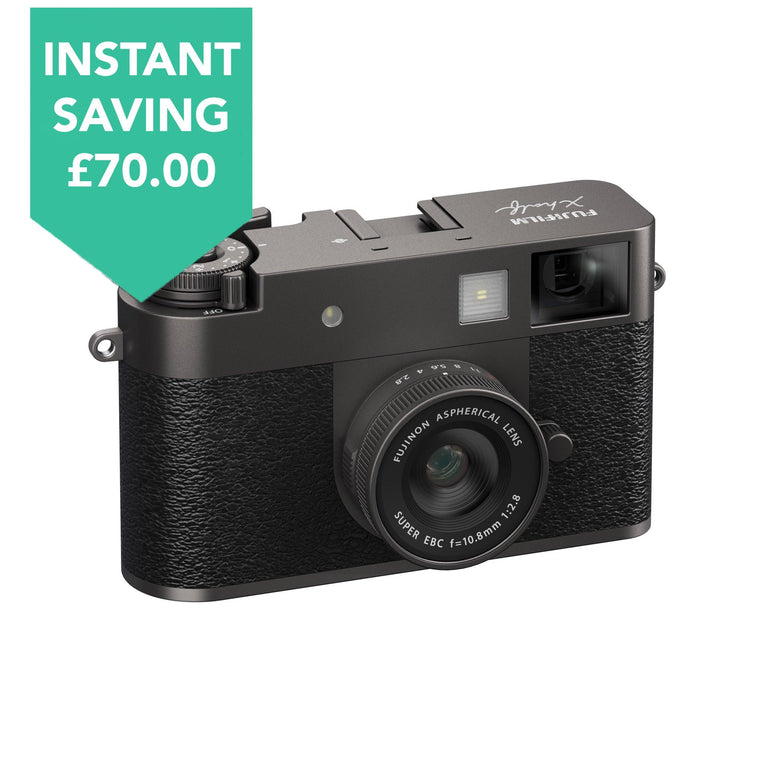 Fujifilm X half Compact Digital Camera - Charcoal Silver