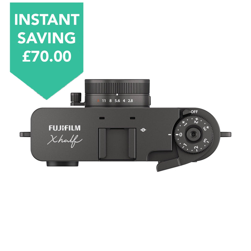 Fujifilm X half Compact Digital Camera - Charcoal Silver