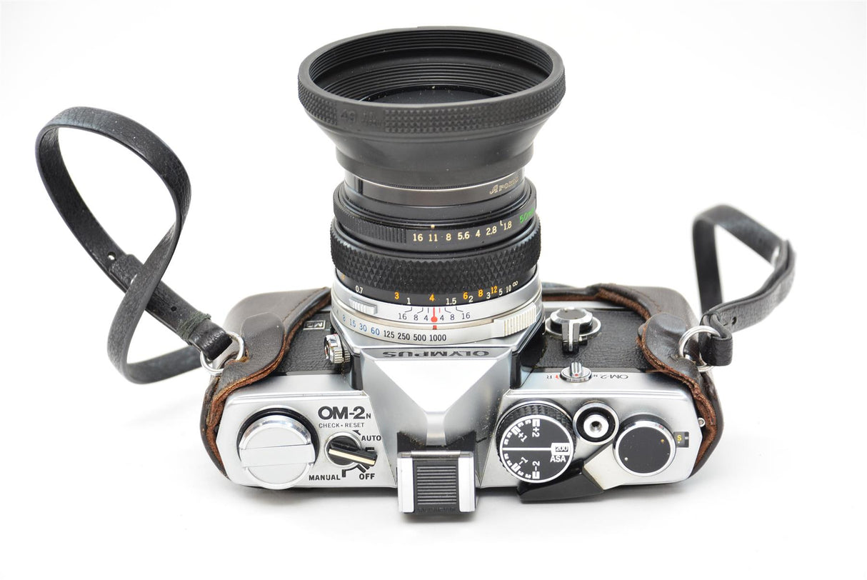 Used Olympus OM-2 Film Camera with 50mm Lens