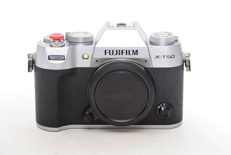 Used Fujifilm X-T50 Mirrorless Camera Silver
