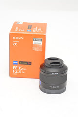 Used Sony FE 35mm f/2.8 ZA Lens