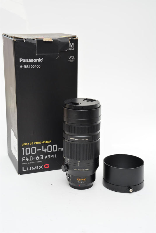 Used Panasonic Lumix G 100-400mm f/4-6.3 Asph Lens