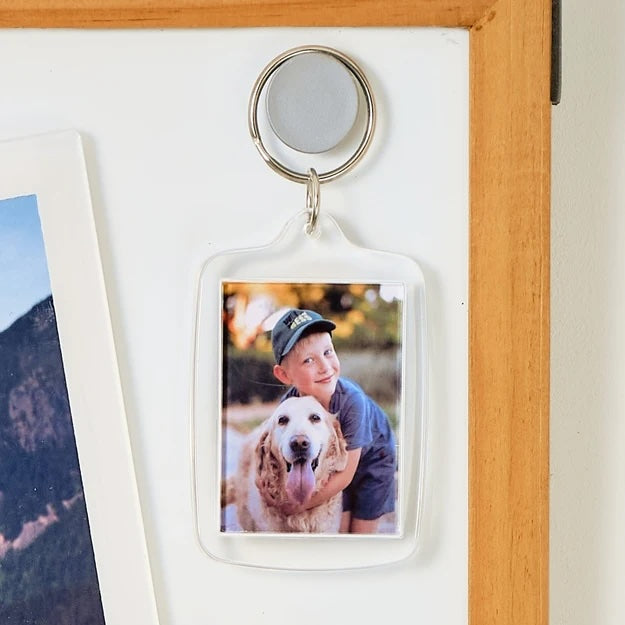 Kenro Acrylic Passport Size Photo Keyring