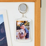 Kenro Acrylic Passport Size Photo Keyring