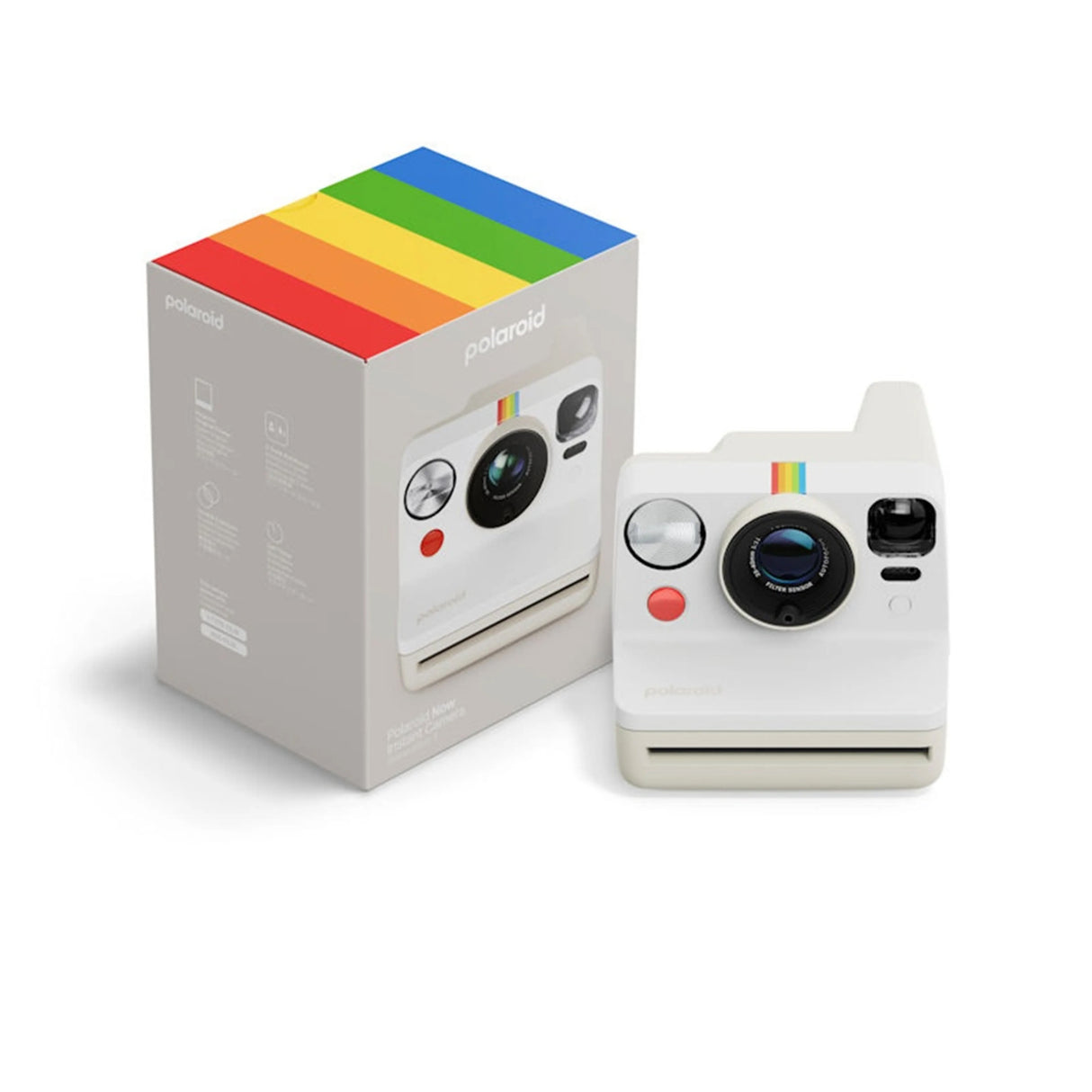 Polaroid Now Gen III Instant Camera - Pebble White