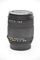Used Sigma 18-125mm f/3.5-5.6 DC Nikon Fit Lens