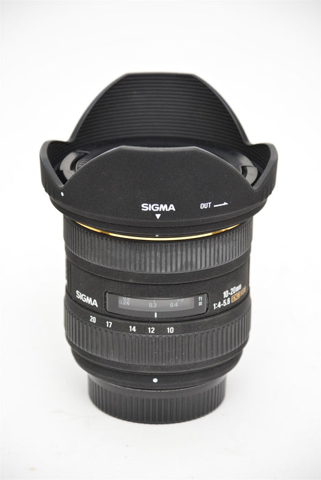 Used Sigma 10-20mm f/4-5.6 DC HSM Nikon Lens