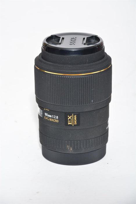 Used Sigma EX 105mm f/2.8 DG Macro Canon Mount Lens