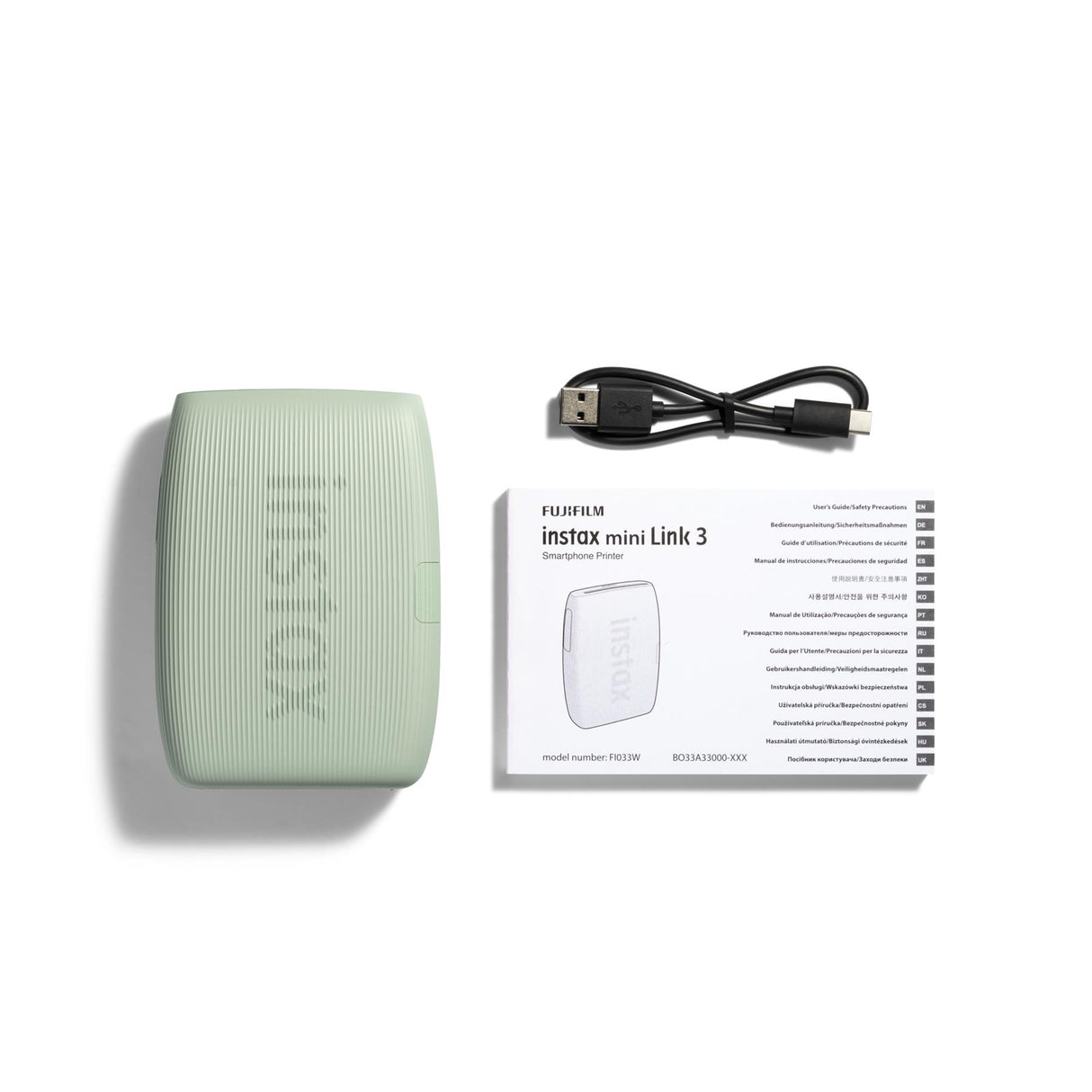 Fujifilm Instax Mini Link3 Printer - Green