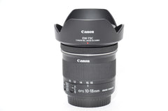 Used Canon EFS 10-18mm f/4.5-5.6 IS STM Lens