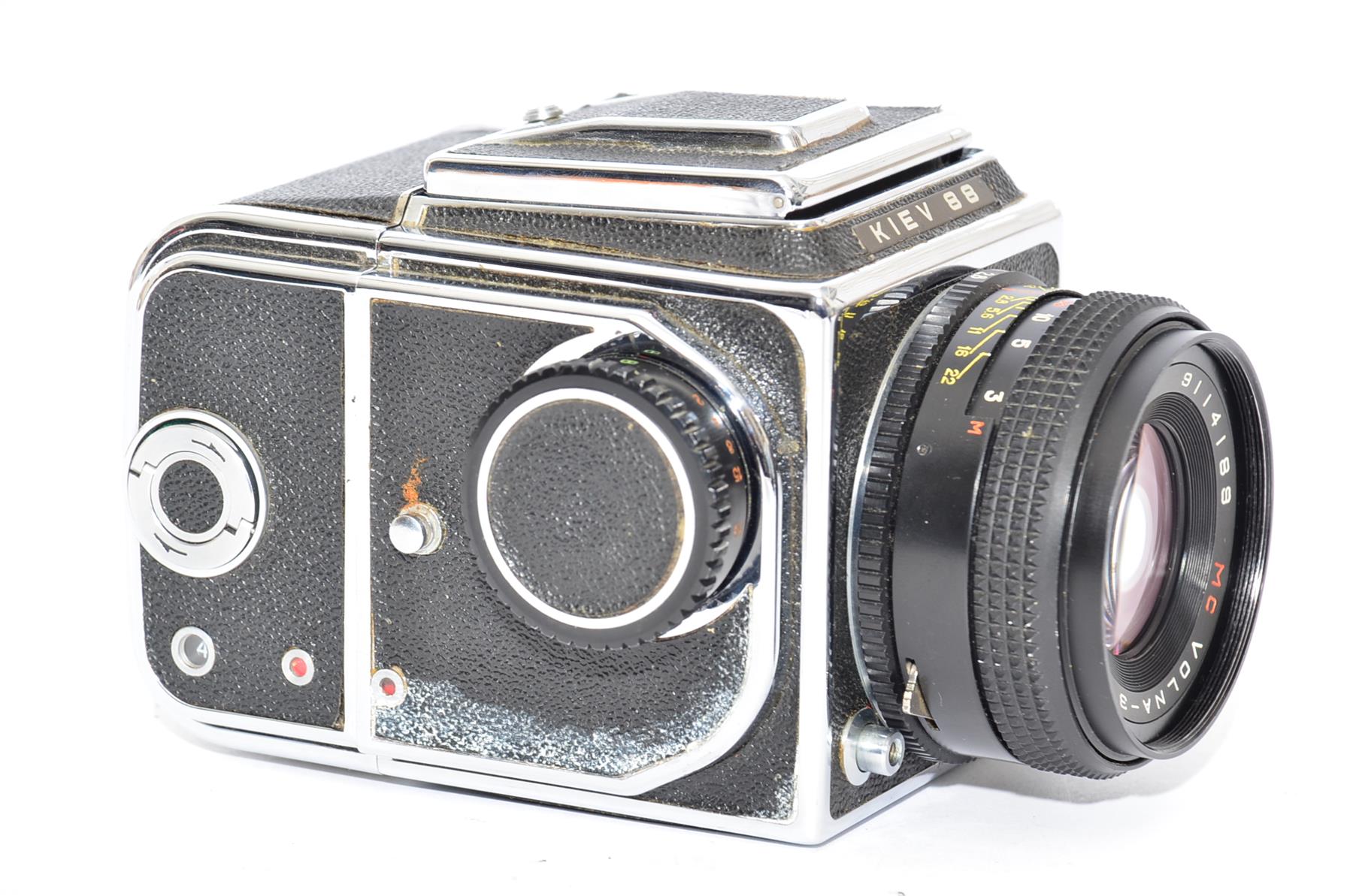 Used Kiev 88 with 80mm Volna and 2x film backs – Cambrian