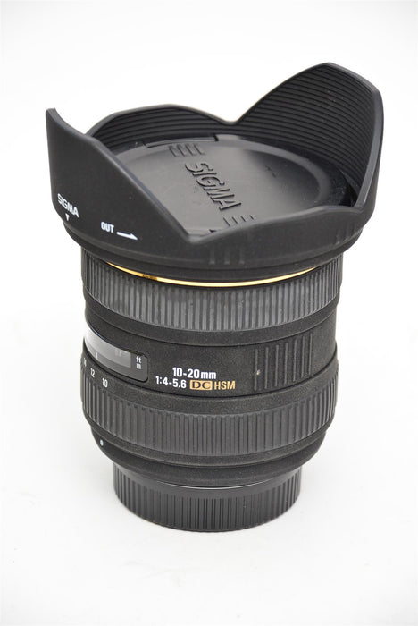Used Sigma 10-20mm f/4-5.6 DC HSM Nikon Lens