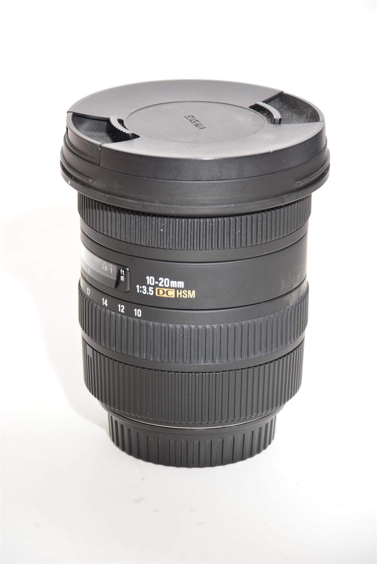 Used Sigma 10-20mm f/3.5 EX DC Canon Fit Lens