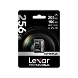 Lexar SDXC UHS-1 - Silver Plus Series -  V30 R205/W150MB/s - 256GB