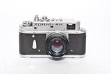 Used Zorki 4K 35mm Film Camera Made in USSR with Jupiter 8 50mm F2 Lens