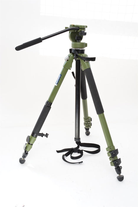 Used Manfrotto O55 NAT3 Tripod with 128RCNAT Head