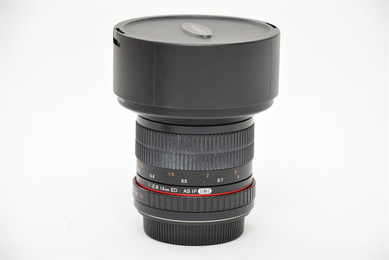 Used Samyang 14mm f/2.8 ED AS IF UMC Canon Fit Lens