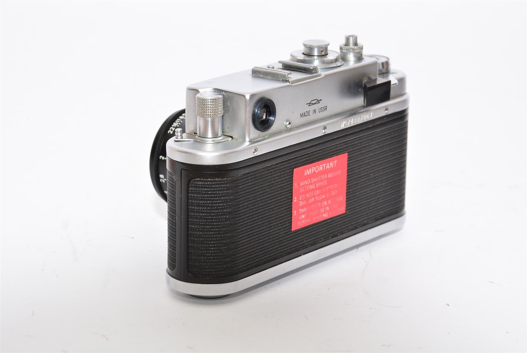 Used Zorki 4K 35mm Film Camera Made in USSR with Jupiter 8 50mm F2