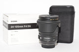 Used Sigma 24-105mm f/4 DG OS HSM For Nikon