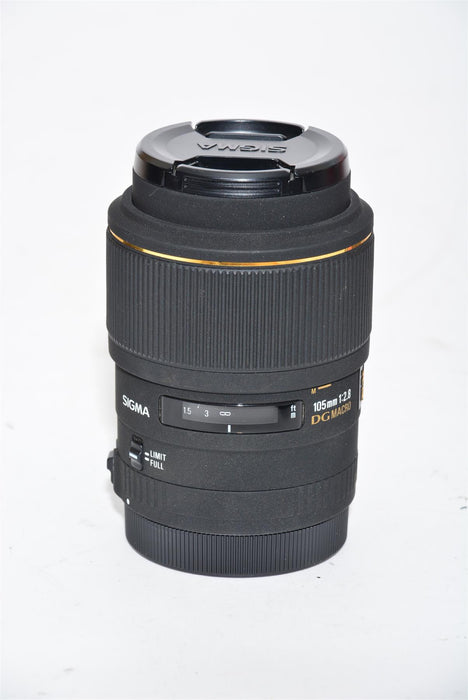 Used Sigma EX 105mm f/2.8 DG Macro Canon Mount Lens