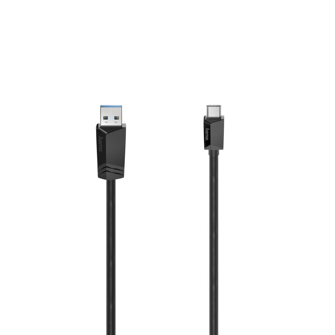 Hama USB cable USB 3.2 USB-A Plug to USB-C Plug - 1.50m Black