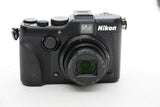 Used Nikon Coolpix P7100 Compact Digital Camera - NO CHARGER INCLUDED