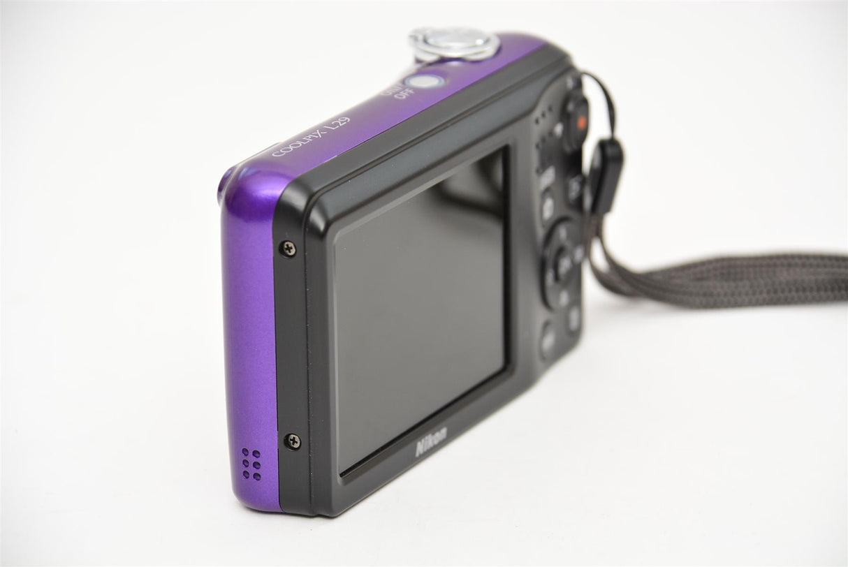 Used Nikon Coolpix L29 Compact Camera - Purple