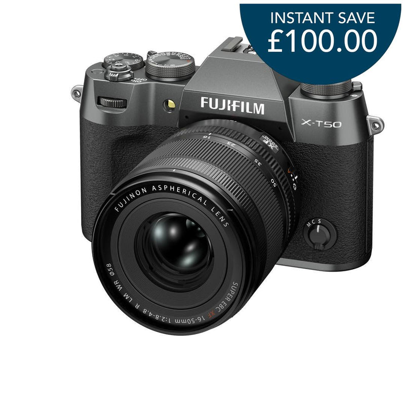 Fujifilm X-T50 with XF16-50mm F2.8-4.8 R LM WR - Charcoal Silver