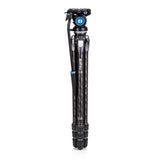 Benro Tortoise 24CLV Carbon Fibre Tripod with S4PRO Video Kit