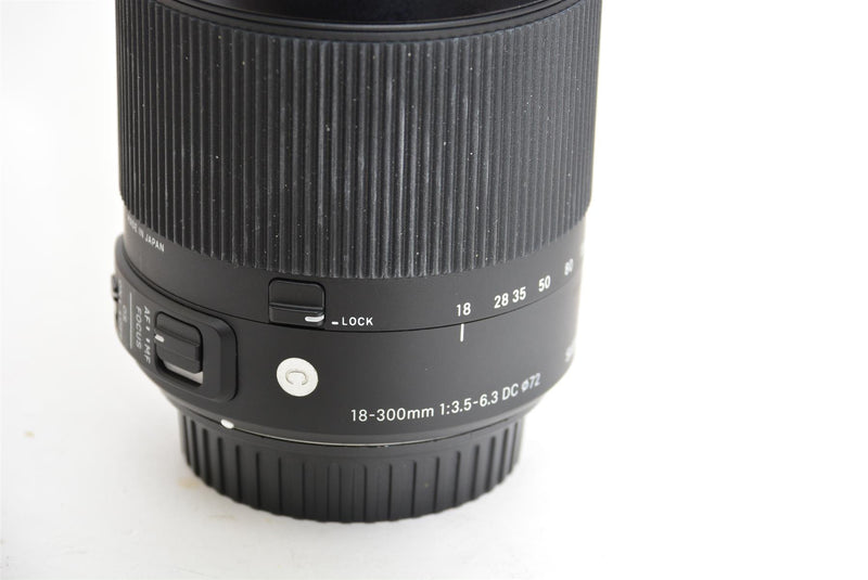Used Sigma 18-300mm f/3.5-6.3 DC Canon FIt Lens