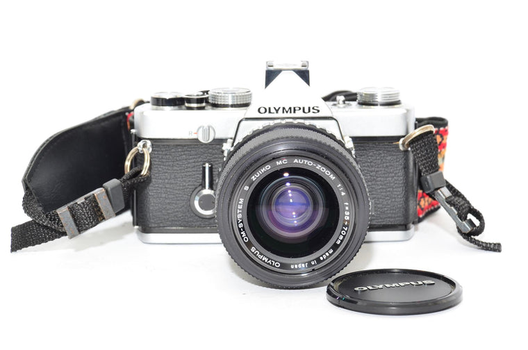 Used Olympus OM-1n with 35-70mm f/4 lens