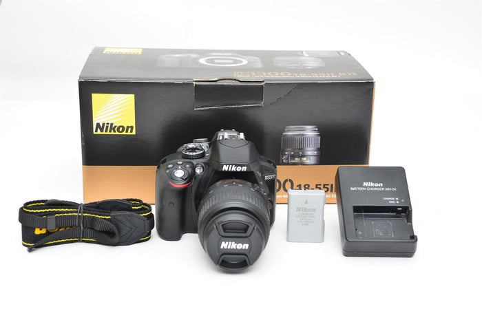 Used Nikon D3300 DSLR with 18-55mm Kit Lens