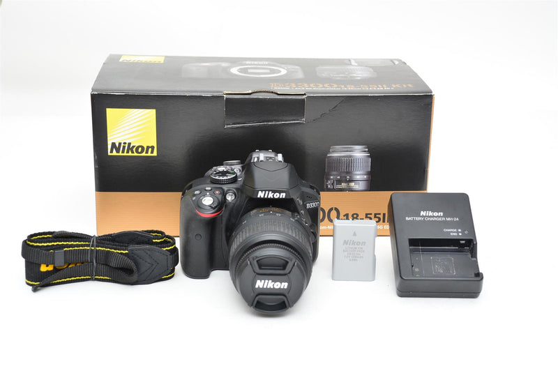 Used Nikon D3300 DSLR with 18-55mm Kit Lens