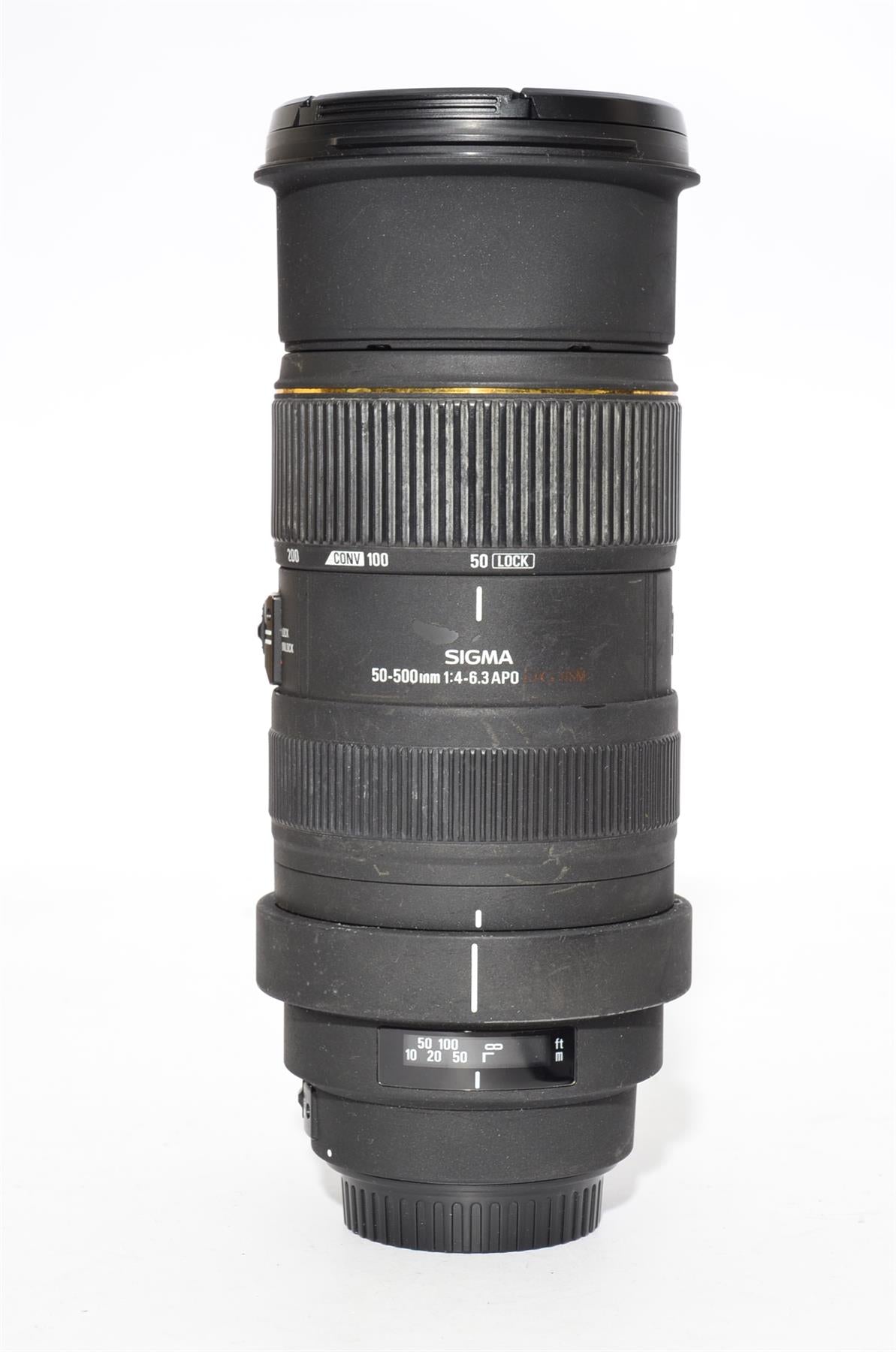 Used Sigma 50-500mm F4-6.3 APO DG HSM - Canon Mount -MANUAL FOCUS ONLY