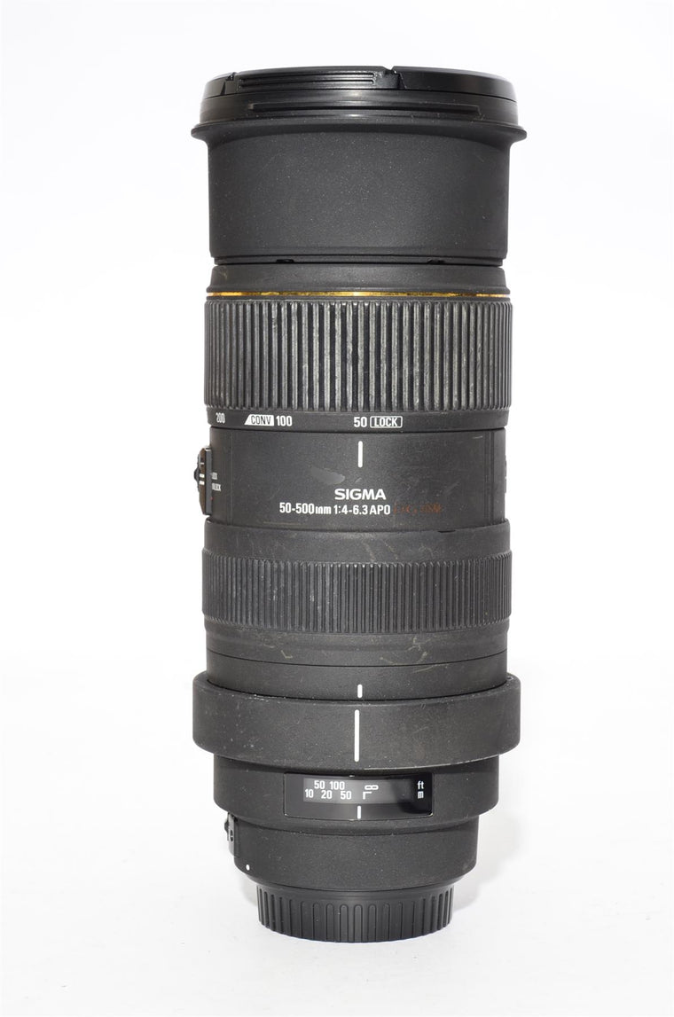 Used Sigma 50-500mm F4-6.3 APO DG HSM - Canon Mount -MANUAL FOCUS ONLY