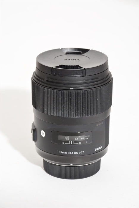 Used Sigma 35mm f/1.4 DG Lens For Nikon