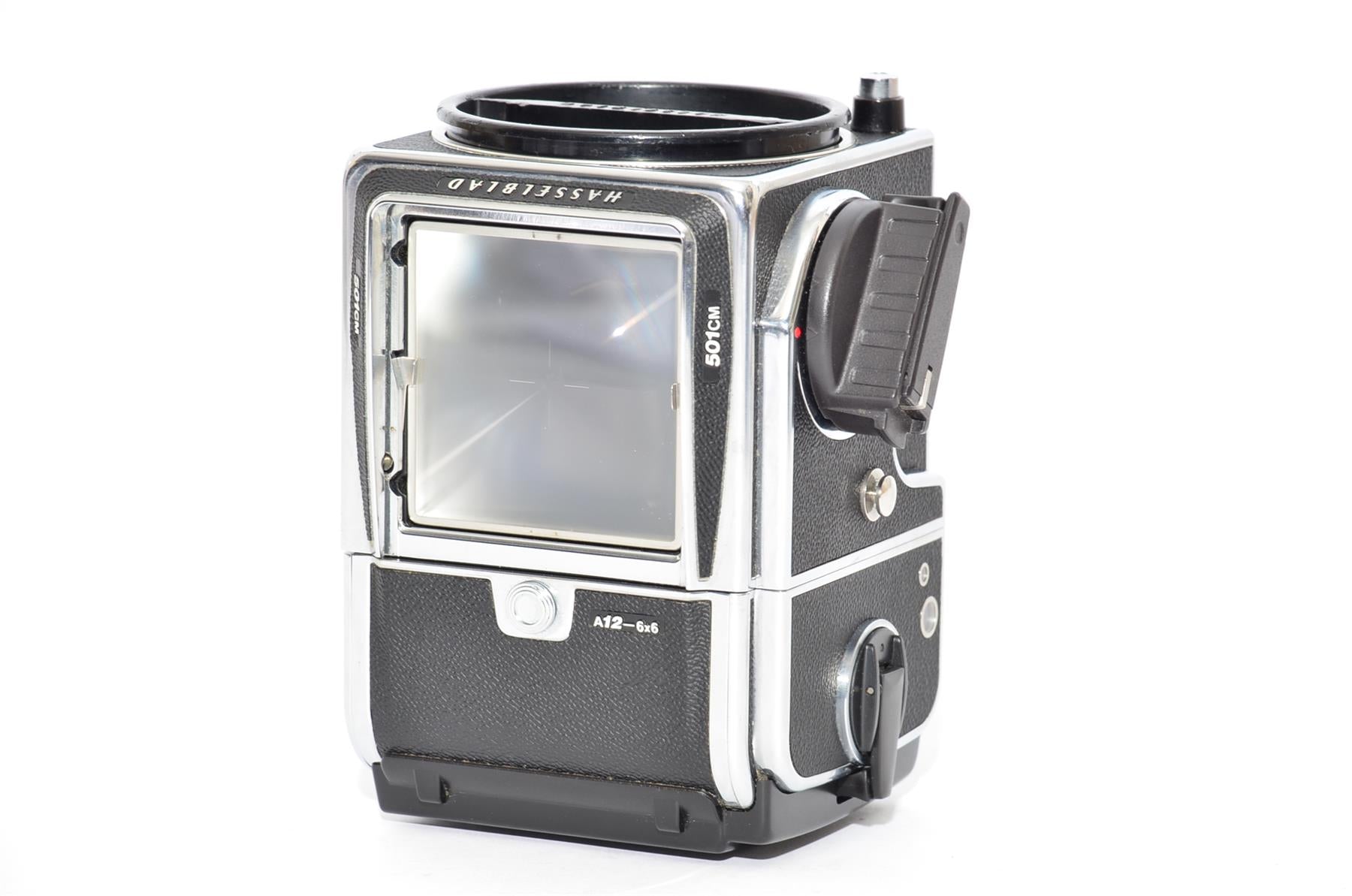 Used Hasselblad 501cm With A12-6x6 Back – Cambrian Photography