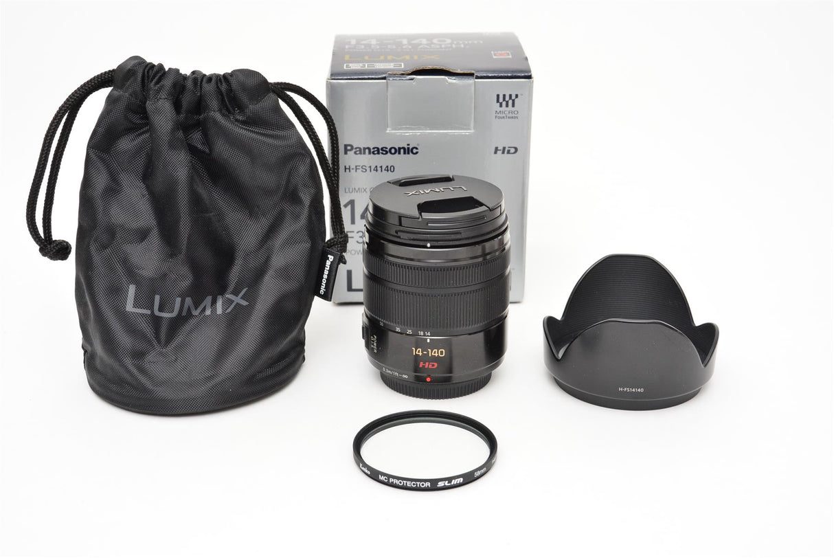 Used Panasonic Lumix G Vario 14-140mm f/3.5-5.6 Asph Lens