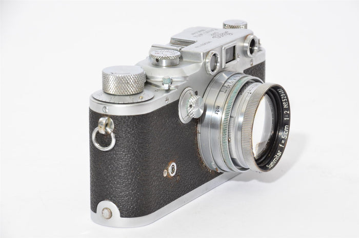 Used Leica 111c D.R.P. Ernst Leitz Wetzlar With Summitar f=5cm 1:2 Lens TESTED