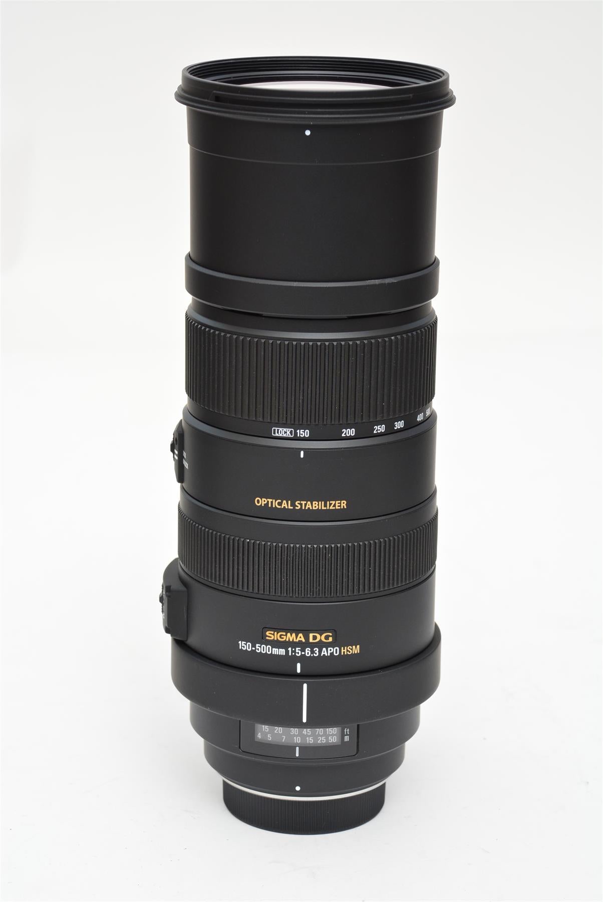 Used Sigma DG 150-500mm f/5-6.3 APO HSM Pentax Lens