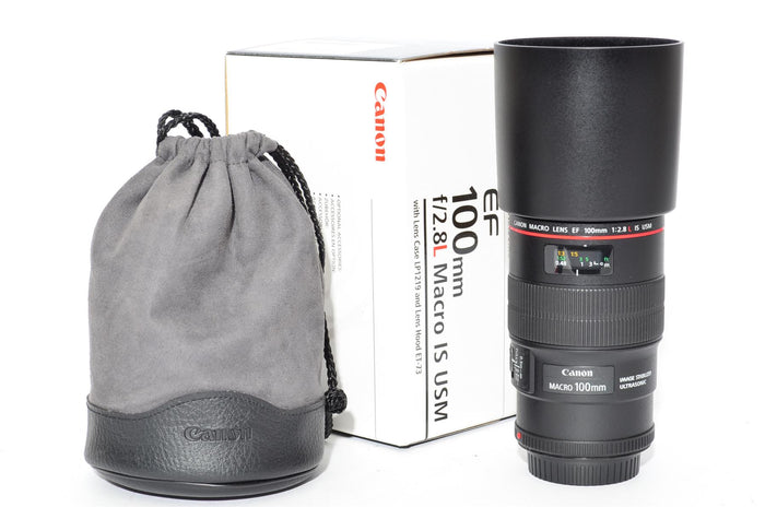 Used Canon EF 100mm f/2.8 L IS USM Macro Lens