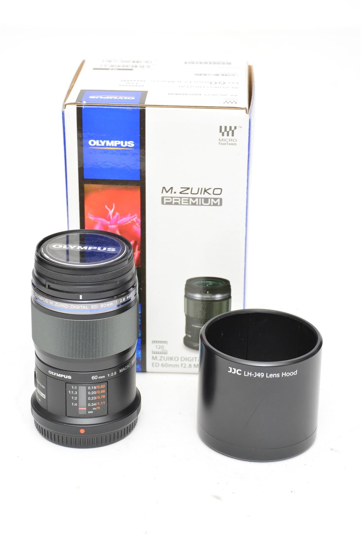 Used Olympus M Zuiko Digital Premium ED 60mm f/2.8 Macro Lens