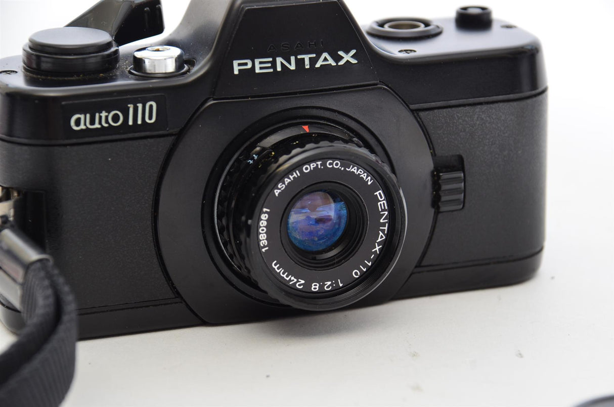 Used Pentax Auto 110 Film Camera With Lenses