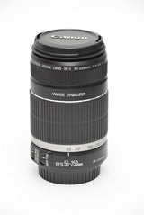 Used Canon EF-S 55-250mm f/4-5.6 IS Zoom Lens